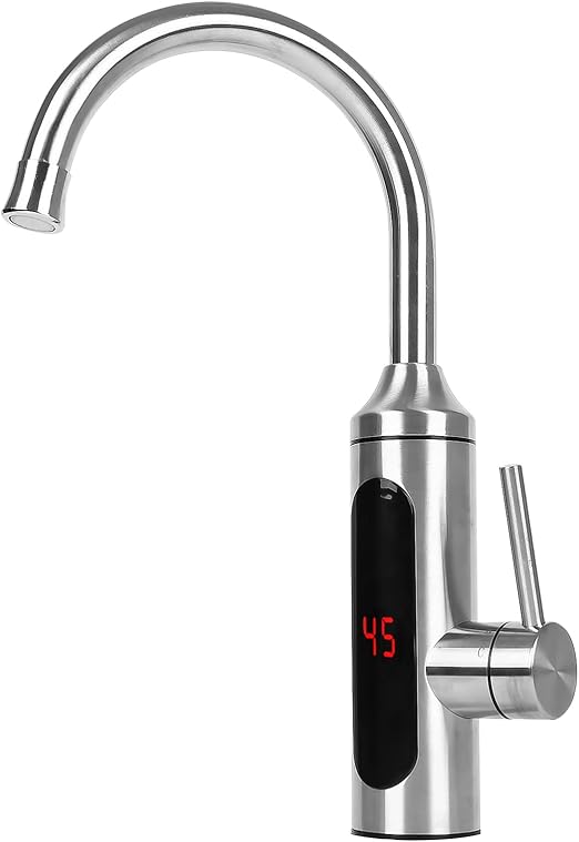 Elektrisch Wasserhahn mit Durchlauferhitzer, Edelstahl Elektrische ...